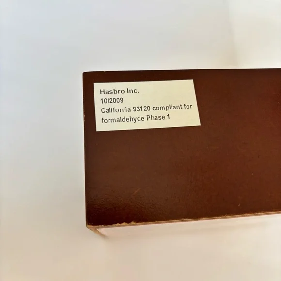 Stratego Wooden Bookshelf Display Vintage Board Game Spine Brown Wood Complete - Picture 5 of 5